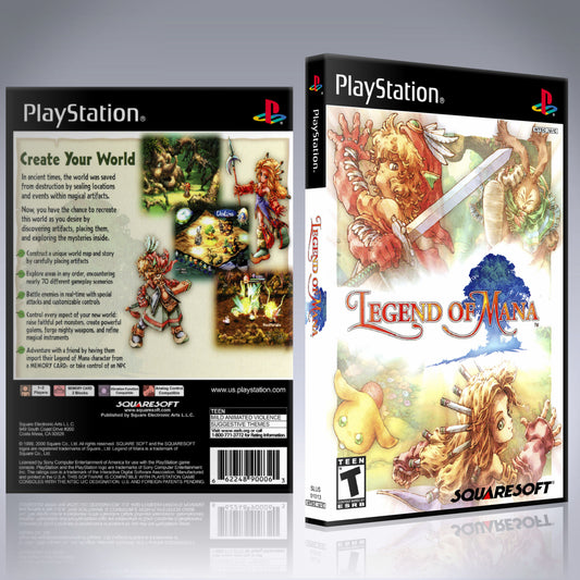 PS1 Case - NO GAME - Legend of Mana