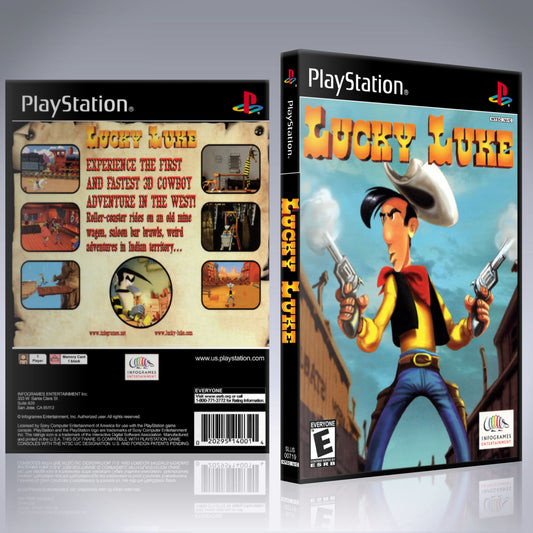 PS1 Case - NO GAME - Lucky Luke