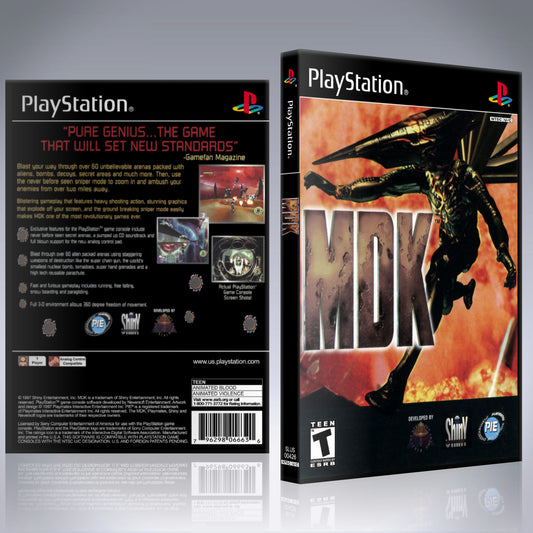 PS1 Case - NO GAME - MDK