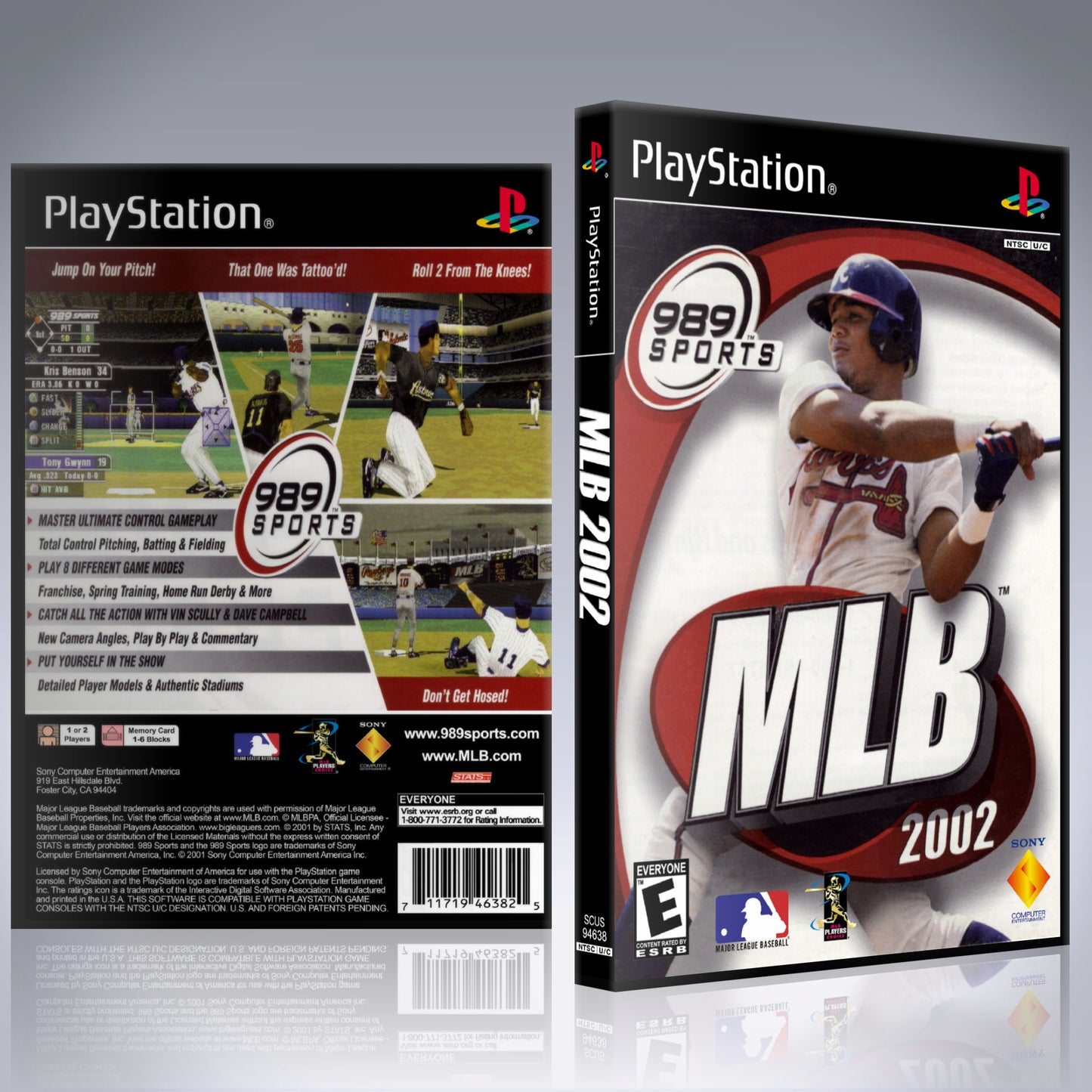 PS1 Case - NO GAME - MLB 2002