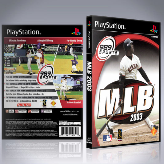 PS1 Case - NO GAME - MLB 2003