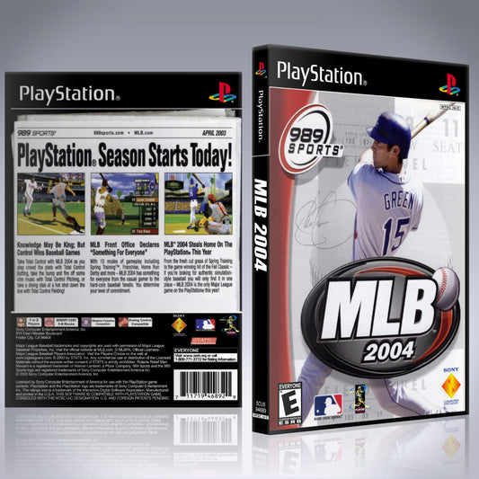 PS1 Case - NO GAME - MLB 2004