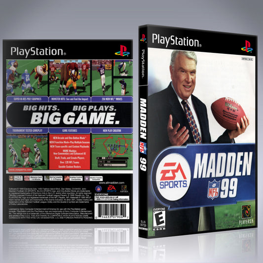 PS1 Case - NO GAME - Madden NFL 99