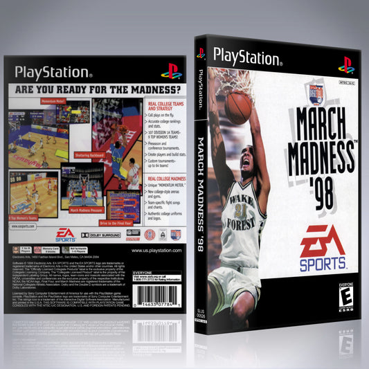 PS1 Case - NO GAME - March Madness 98