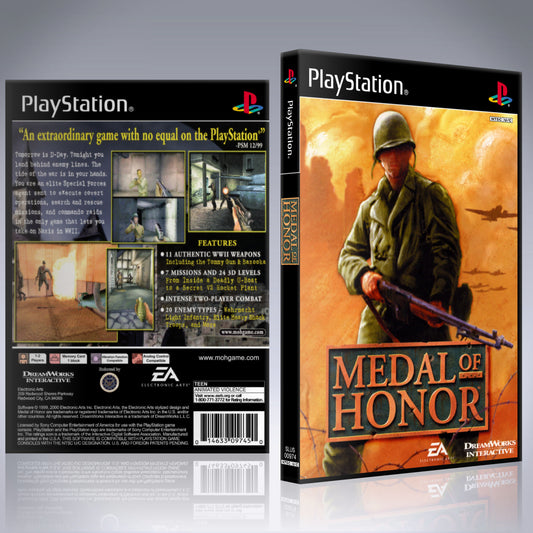 PS1 Case - NO GAME - Medal of Honor