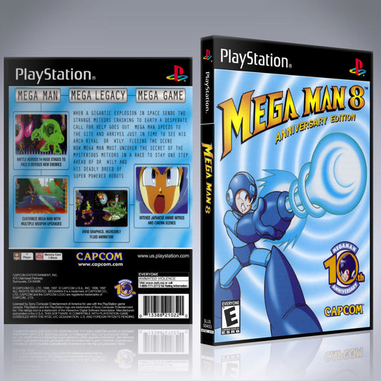 PS1 Case - NO GAME - Mega Man 8 - Anniversary Edition