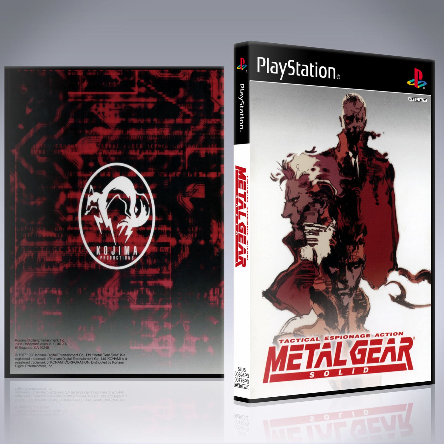 PS1 Case - NO GAME - Metal Gear Solid - ALT