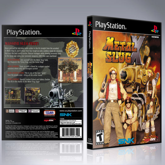 PS1 Case - NO GAME - Metal Slug X