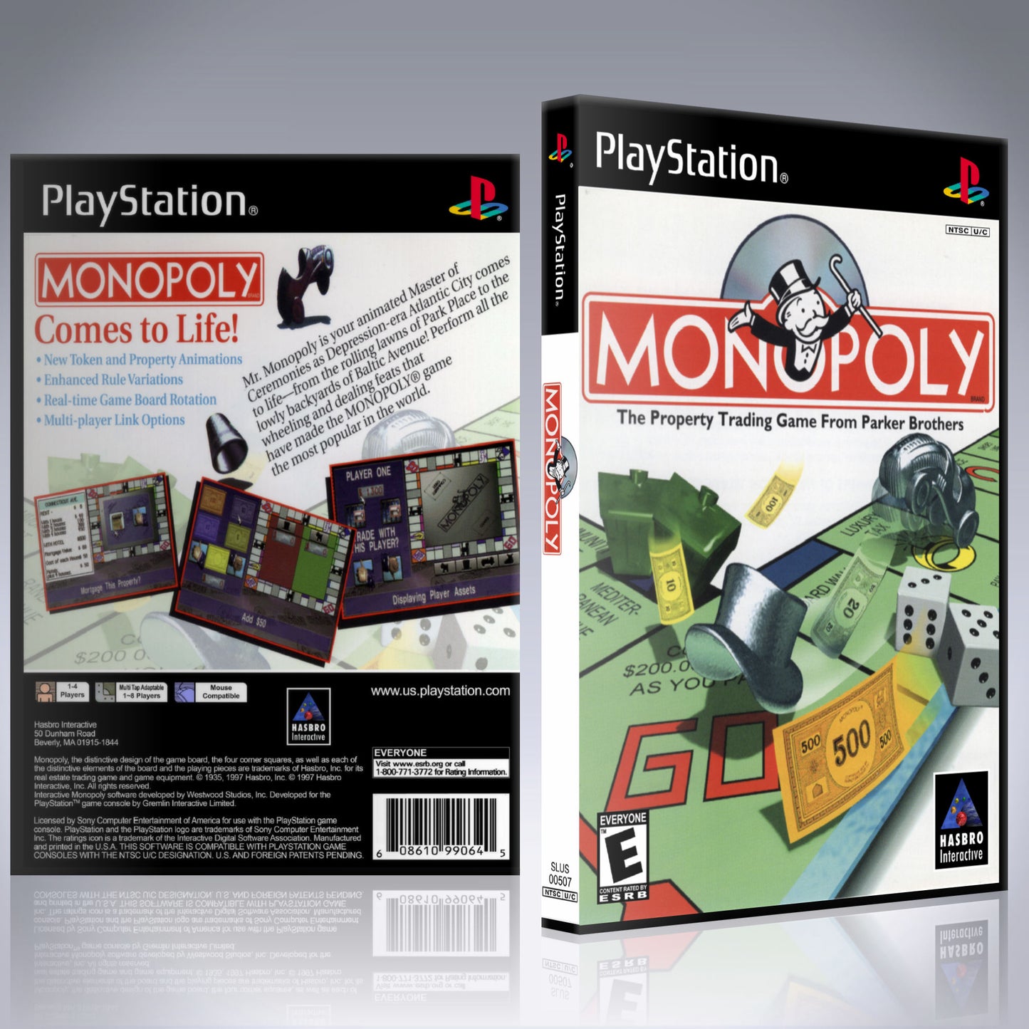 PS1 Case - NO GAME - Monopoly