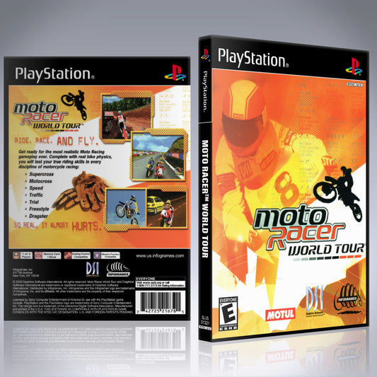 PS1 Case - NO GAME - Moto Racer World Tour