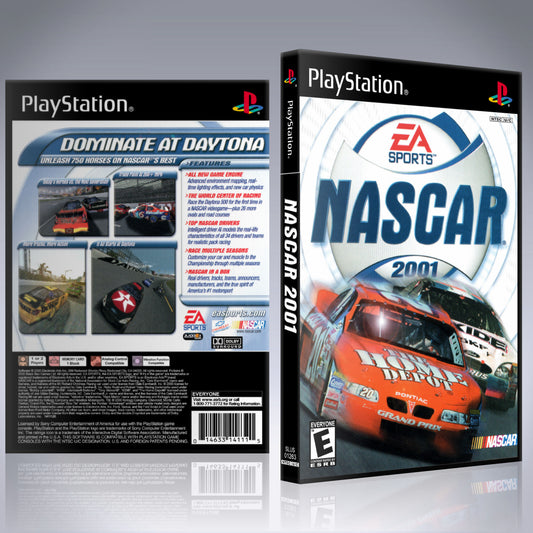 PS1 Case - NO GAME - NASCAR 2001