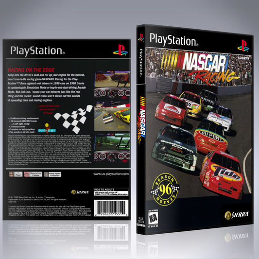 PS1 Case - NO GAME - NASCAR Racing