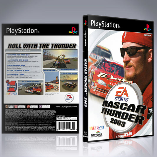 PS1 Case - NO GAME - NASCAR Thunder 2003