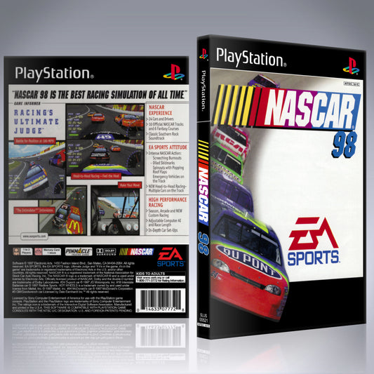 PS1 Case - NO GAME - NASCAR Thunder '98