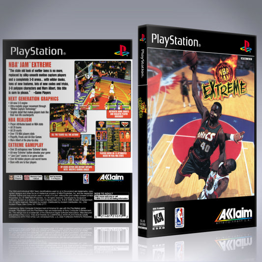 PS1 Case - NO GAME - NBA Jam Extreme