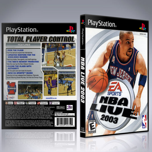 PS1 Case - NO GAME - NBA Live 2003