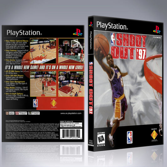 PS1 Case - NO GAME - NBA ShootOut 97