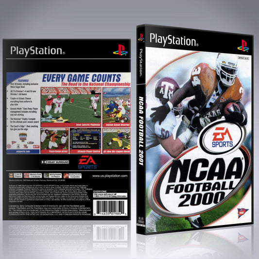 PS1 Case - NO GAME - NCAA Football 2000