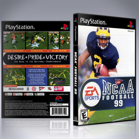 PS1 Case - NO GAME - NCAA Football 99
