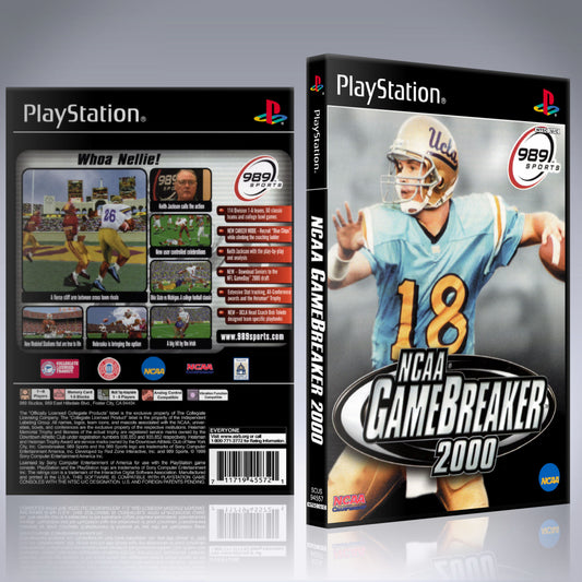 PS1 Case - NO GAME - NCAA GameBreaker 2000