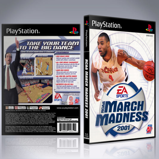 PS1 Case - NO GAME - NCAA March Madness 2001
