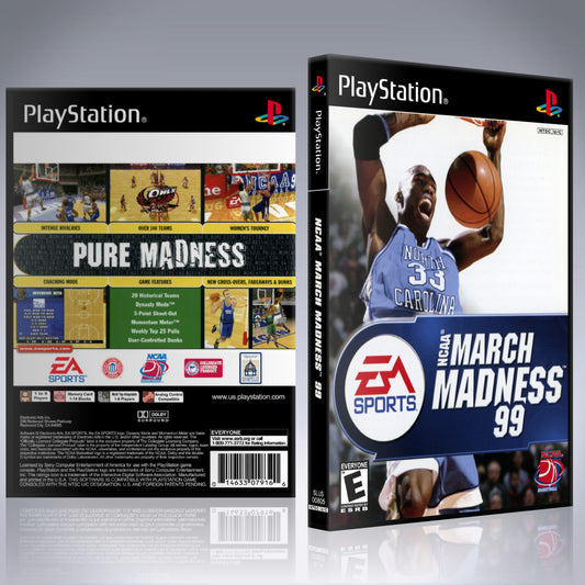 PS1 Case - NO GAME - NCAA March Madness 99