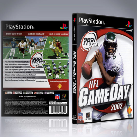 PS1 Case - NO GAME - NFL GameDay 2002