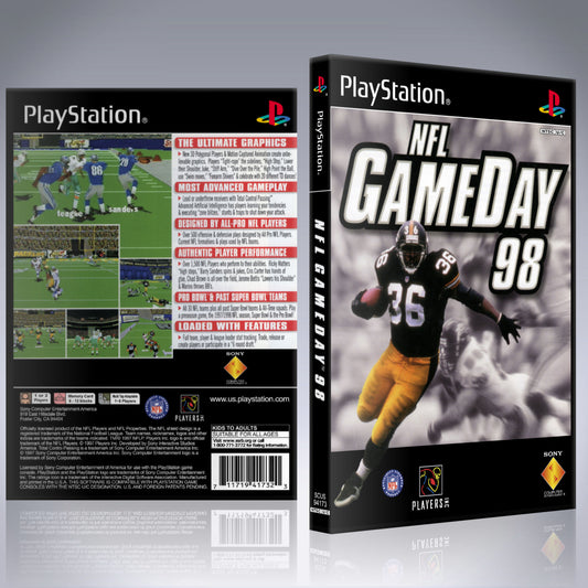 PS1 Case - NO GAME - NFL GameDay 98