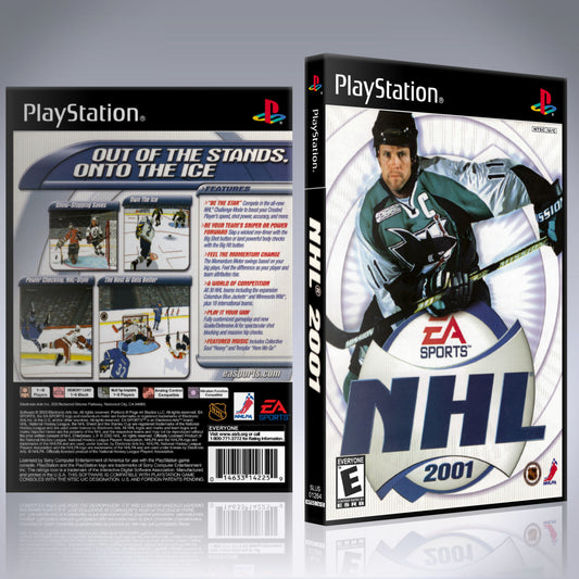 PS1 Case - NO GAME - NHL 2001