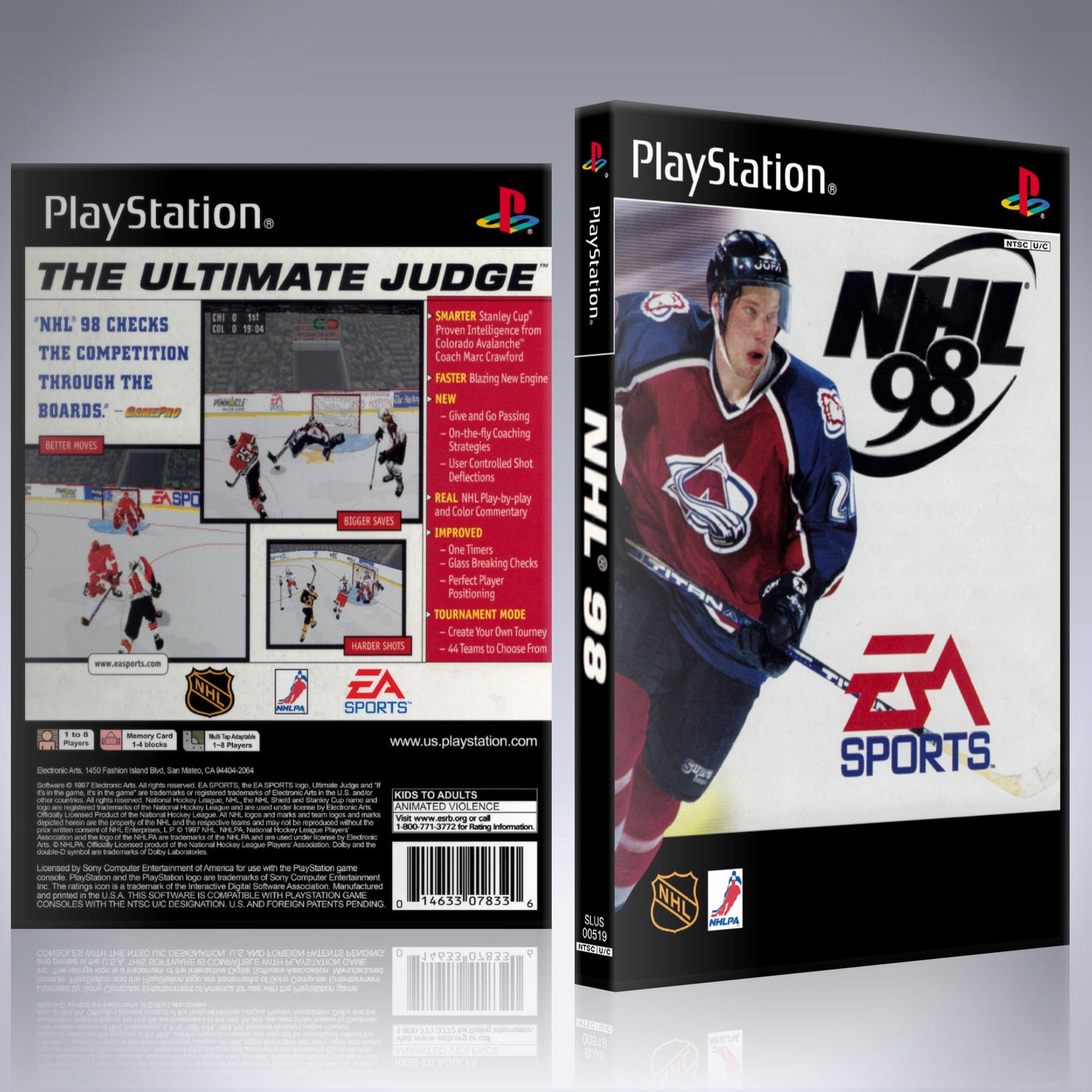 PS1 Case - NO GAME - NHL 98