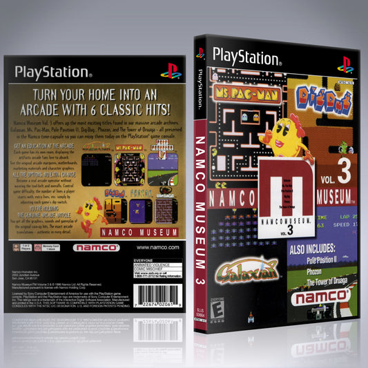 PS1 Case - NO GAME - Namco Museum 3
