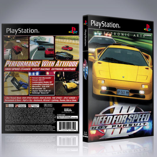 PS1 Case - NO GAME - Need for Speed III - Hot Pursuit