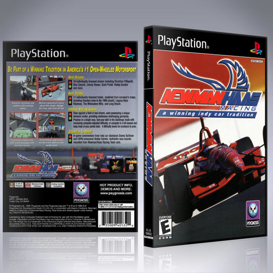 PS1 Case - NO GAME - Newman Hass Racing