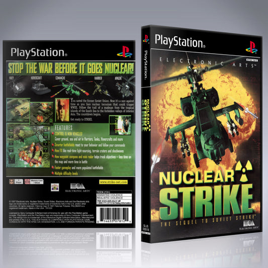 PS1 Case - NO GAME - Nuclear Strike