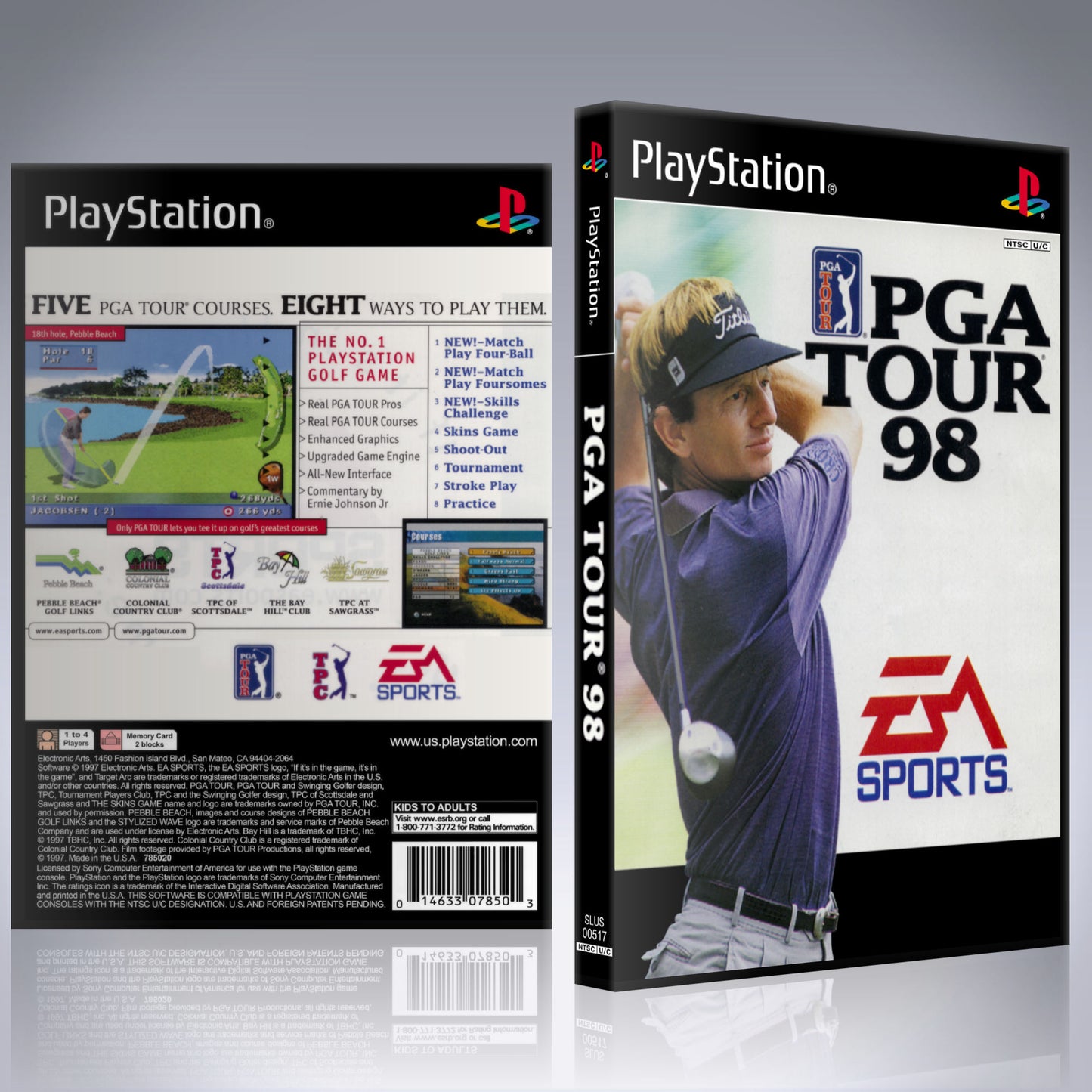 PS1 Case - NO GAME - PGA Tour 98