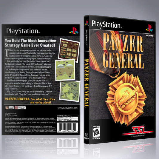 PS1 Case - NO GAME - Panzer General