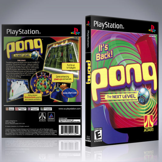 PS1 Case - NO GAME - Pong - The Next Level