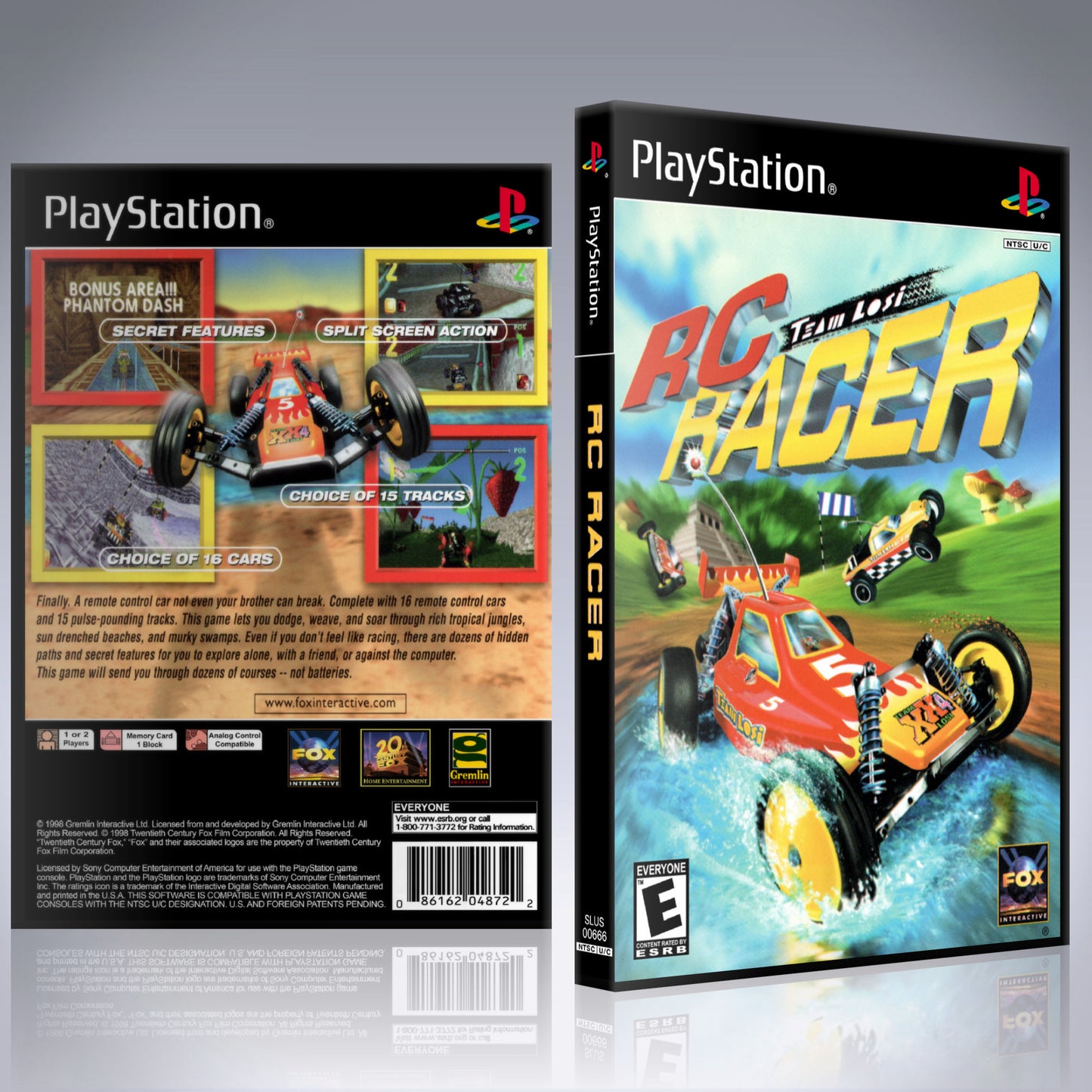 PS1 Case - NO GAME - RC Racer