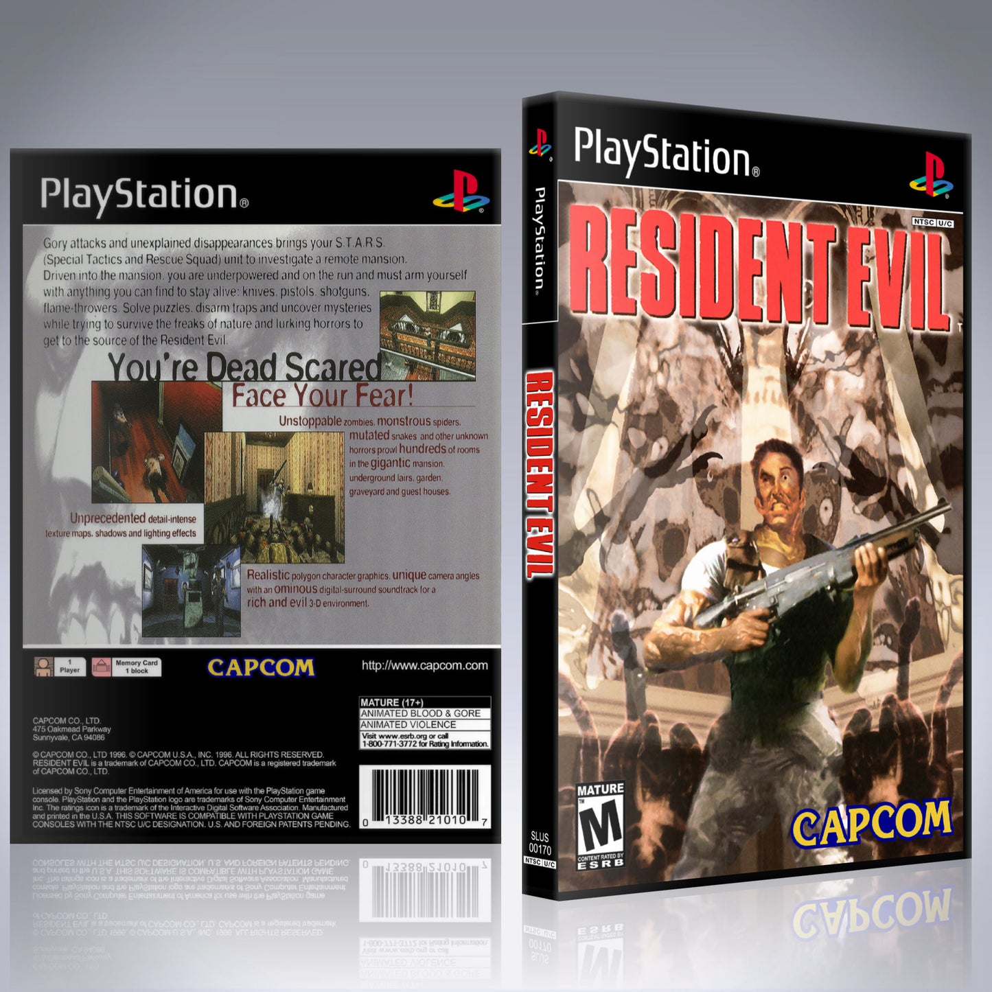 PS1 Case - NO GAME - Resident Evil