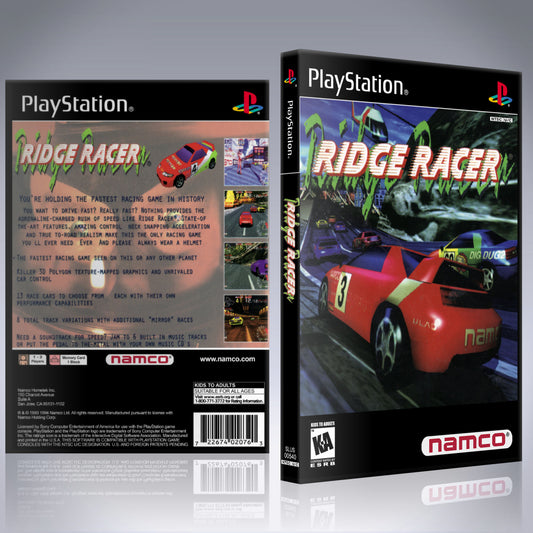 PS1 Case - NO GAME - Ridge Racer