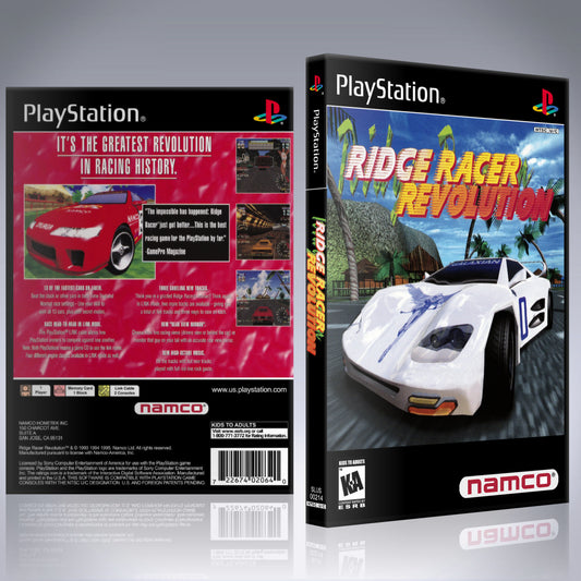 PS1 Case - NO GAME - Ridge Racer Revolution