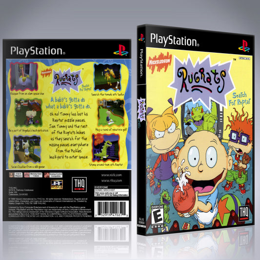 PS1 Case - NO GAME - Rugrats - Search for Reptar