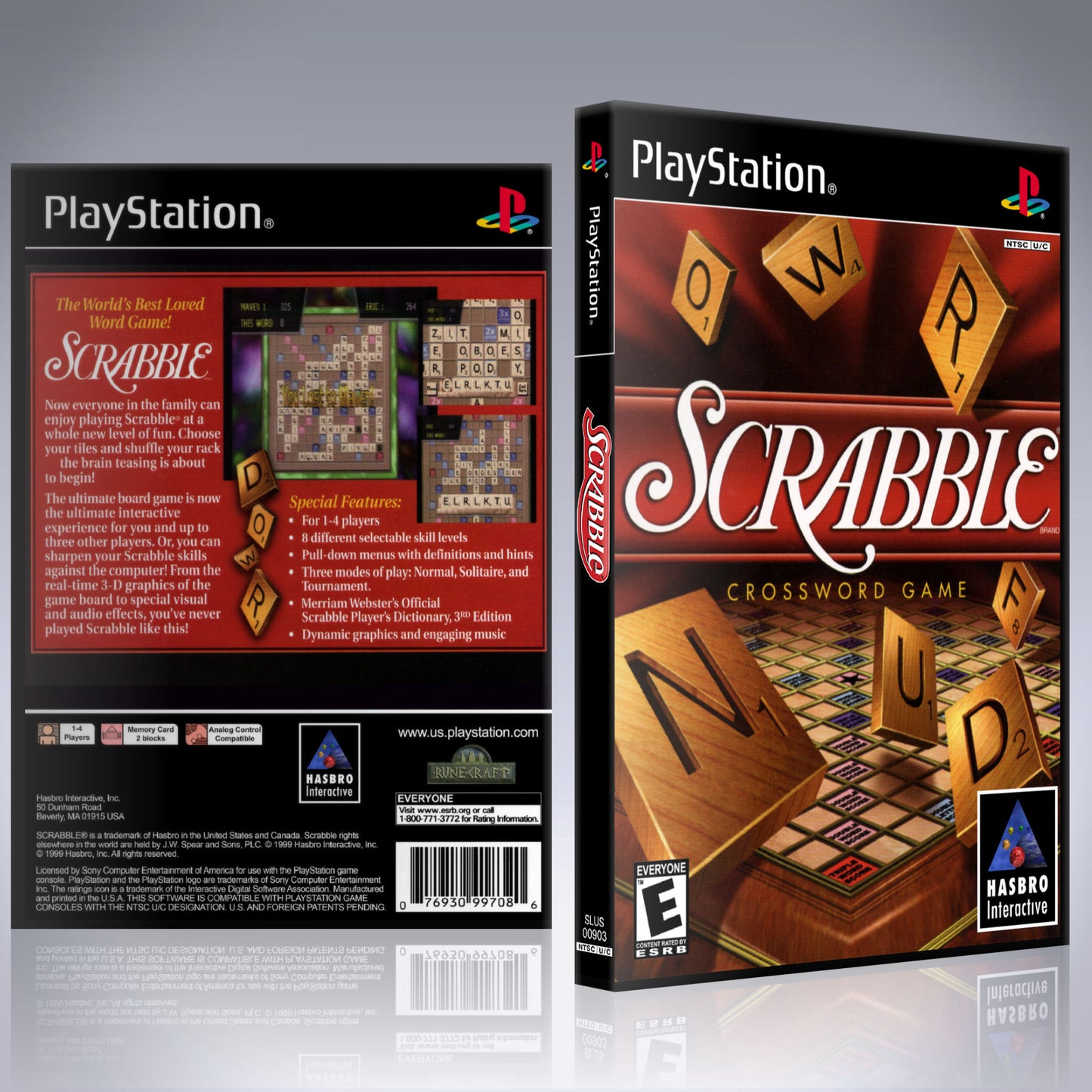 PS1 Case - NO GAME - Scrabble