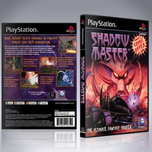 PS1 Case - NO GAME - Shadow Master