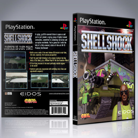 PS1 Case - NO GAME - Shellshock
