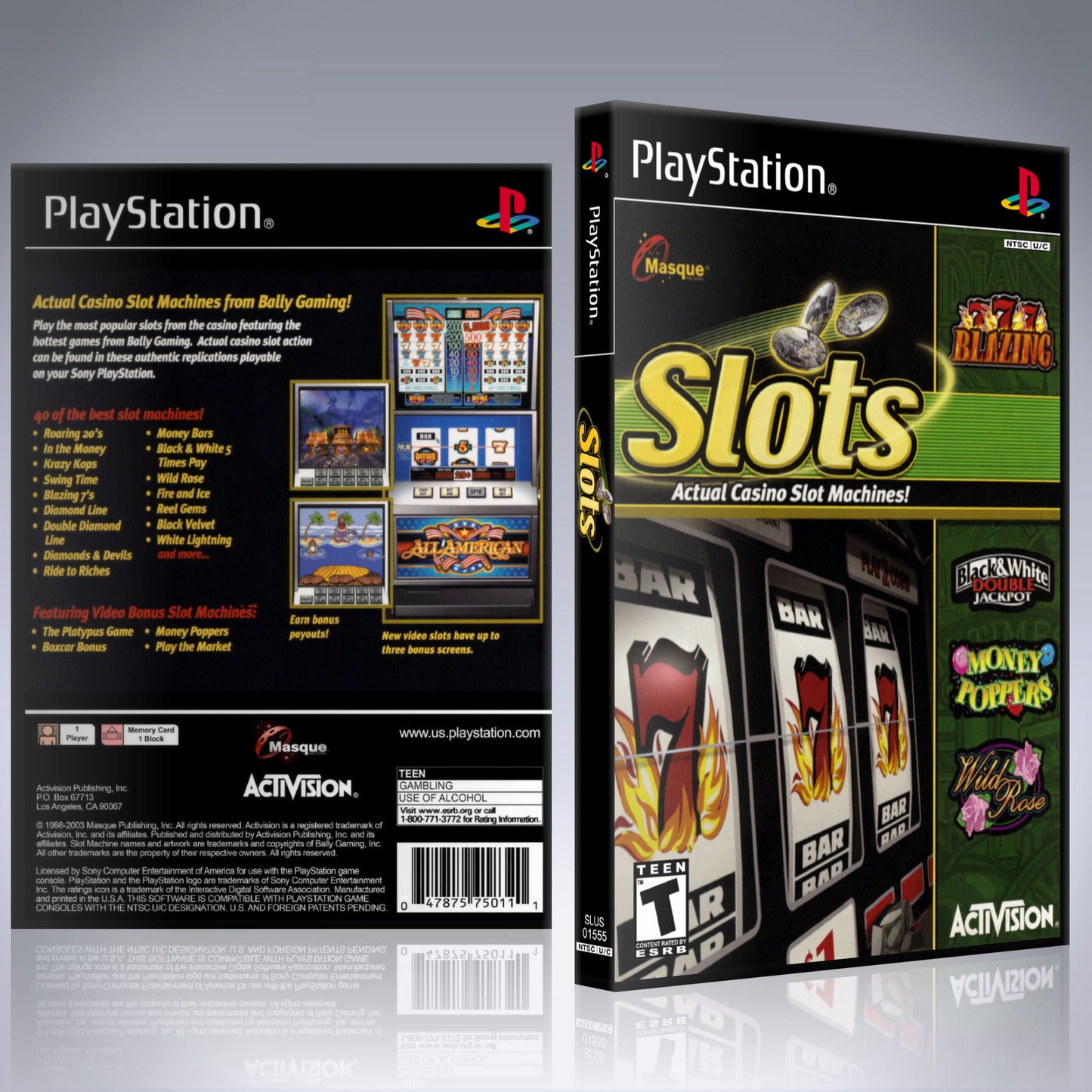 PS1 Case - NO GAME - Slots