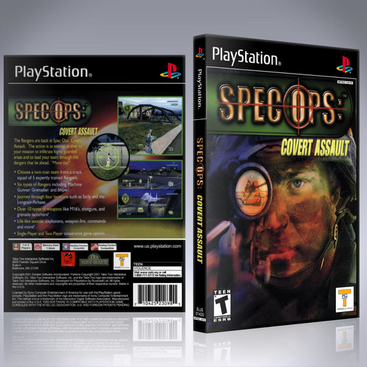 PS1 Case - NO GAME - Spec Ops - Covert Assault