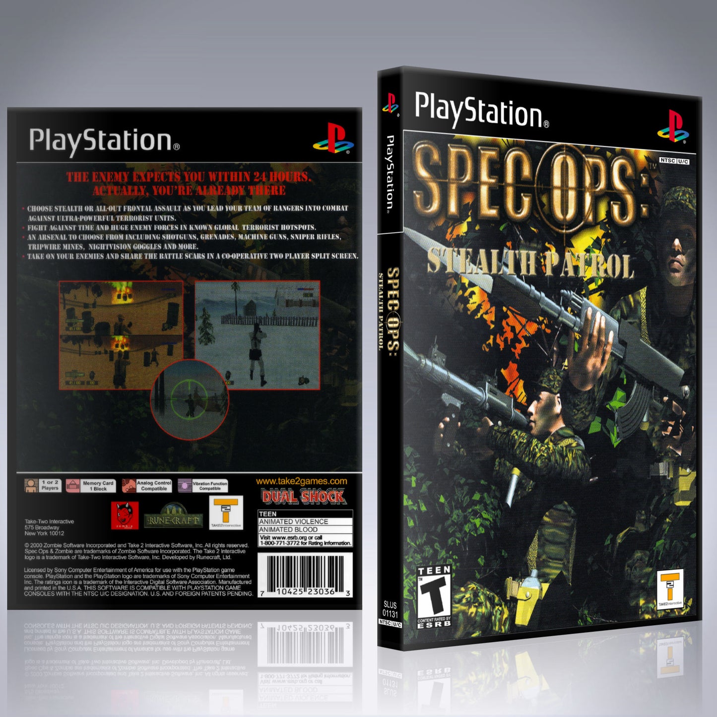 PS1 Case - NO GAME - Spec Ops - Stealth Patrol