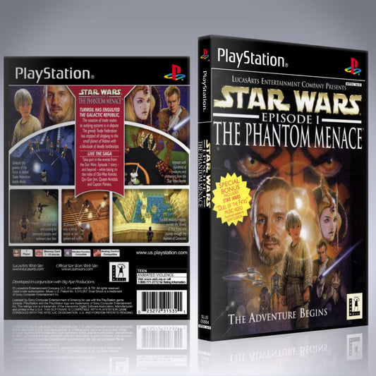 PS1 Case - NO GAME - Star Wars - Episode 1 - The Phantom Menace
