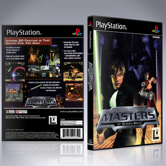 PS1 Case - NO GAME - Star Wars - Masters of Teras Kasi